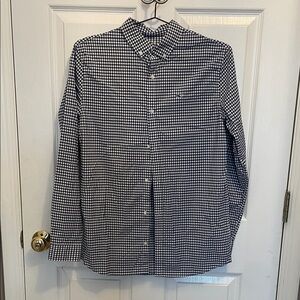 Vineyard Vines Kid's White Checkered Button Down Shirt